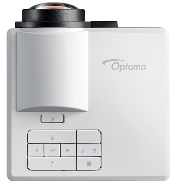 Optoma ML1050ST+ (DLP, WXGA(1280x800), LED 1000Lm, 20000:1, HDMI+MHL, Universal I/O VGA, micro SD-карта, USB-A, Audio-Out 3.5mm, 1*1W speaker, Mobile - 0.42кг)