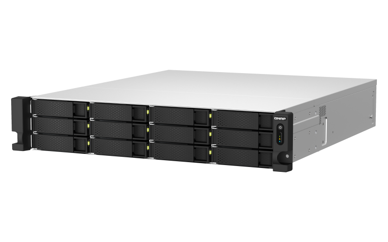 QNAP ENTERPRISE 2U/18bay 6C 2,9GhzCPU/32Gb(upto128Gb)/12 SATA(3,5" 2,5")/6 HDD/SSD SATA(2,5")/4xUSB/3xExp.slot/2x2,5Gb 2x10Gb(BASE-T)/iSCSI/2xPS/no rail(RAIL-B02)/5YW TS-h1887XU-RP-E2336-32G-EU-RU