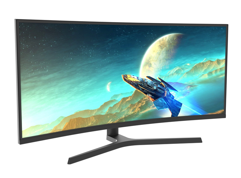 Valday 34" AL77AZF Curved (HVA; 21:9; 300cd; 4000:1; 5ms; 3440x1440x165Hz; 178/178; 2xHDMI; 2xDP; Audio out; Tilt; HAS; Spk; внешний БП; Black (РФ)