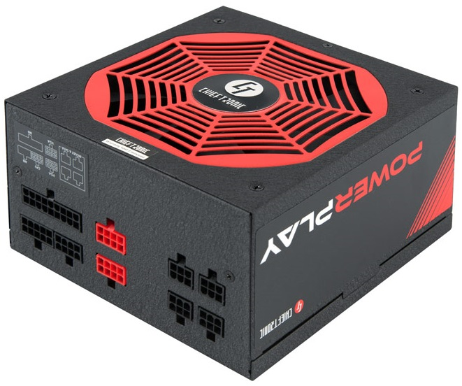 Chieftec CHIEFTRONIC PowerPlay GPU-650FC (ATX 2.3, 650W, 80 PLUS GOLD, Active PFC, 140mm fan, Full Cable Management, LLC design, Japanese capacitors)