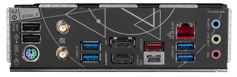GIGABYTE Z790 EAGLE AX, LGA1700, Z790, 4*DDR5, 4*SATA, 3*M.2, 2*USB 3.2, 2*USB 2.0, Type-C, 3*PCIx16, 2*PCIx1, HDMI+DP, ATX