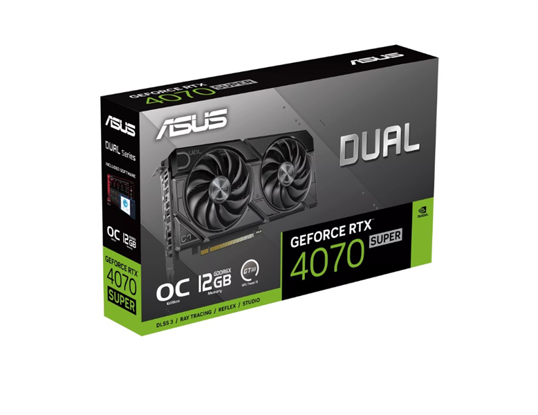 ASUS DUAL-RTX4070S-O12G-EVO//RTX4070S HDMI DP*3 12G D6X; 90YV0KC0-M0NA00