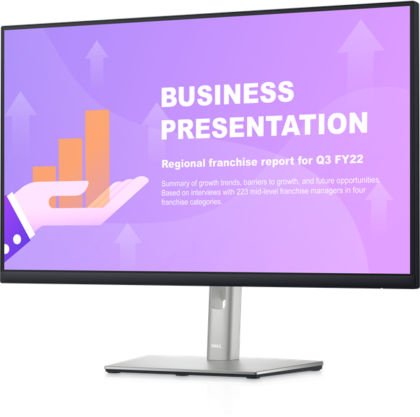 Dell 27" P2722HE S/BK (IPS; 16:9; 300cd/m2; 1000:1; 5ms; 1920x1080x60Hz; 178/178; DP; DP(out) with MST; RJ45; HDMI; USB-C; 4xUSB; HAS; Tilt; Swiv; Pivot; VESA)