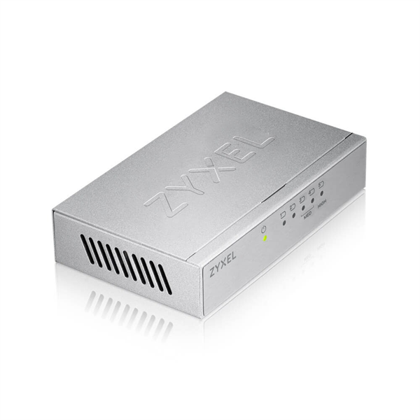 Коммутатор Zyxel GS-105B v3, 5 портов 1000 Мбит/с, настольный, металлический корпус