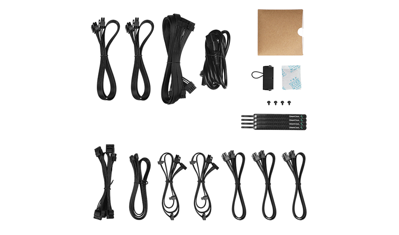 Deepcool PX1200G (ATX 3.0, 1200W, Full Cable Management, PWM 135mm fan, Active PFC, 80+ GOLD, Gen5 PCIe) RET