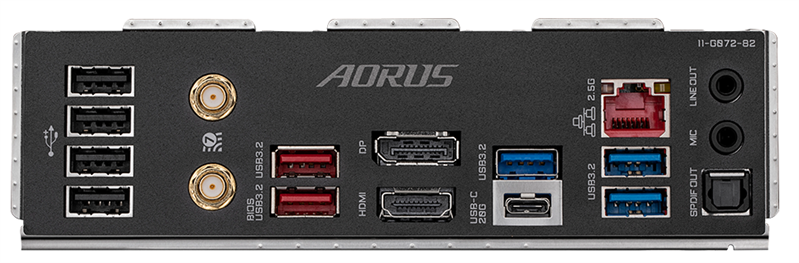 GIGABYTE Z790 AORUS ELITE X WIFI7, LGA1700, Z790, 4*DDR5, 6*SATA, 4*M.2, 5*USB 3.2, 4*USB 2.0, Type-C, 3*PCIx16, HDMI+DP, ATX