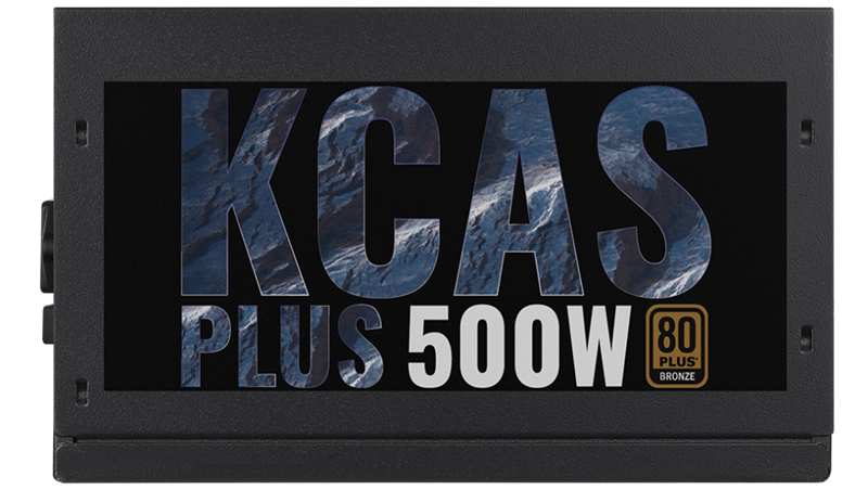 Aerocool KCAS PLUS 500W <80+ Bronze, ATX12V 2.4, 20+4P, 4+4P, PCIe 6+2P x2, PATA x4, SATA x7>