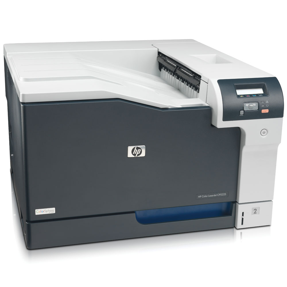 HP Color LaserJet Professional CP5225 (A3, 600dpi, 20(20)ppm, 192Mb, 2trays 250+100, USB)