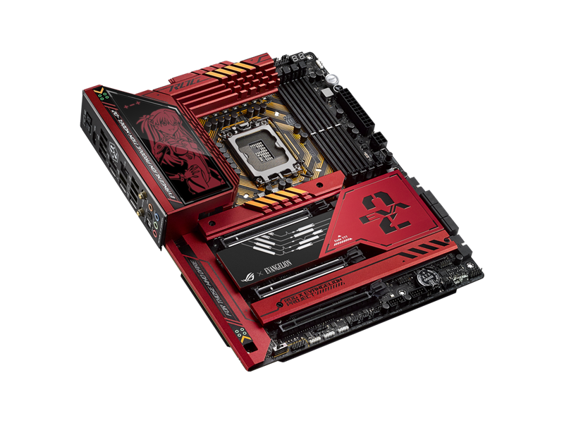 ASUS ROG MAXIMUS Z790 HERO EVA-02, LGA1700, 4*DDR5, 6*SATA, 5*M.2, 9*USB 3.2, 2*USB4, Type-C, 3*PCIx16, HDMI, ATX