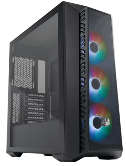 Cooler Master MasterBox 520Mesh USB3.0x1, USB3.1type Cx1, Audio, ARGB fanx3, front Mesh panel