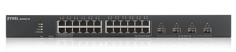 Smart L3 Lite коммутатор Zyxel NebulaFlex XGS1930-28, rack 19", 24xGE, 4xSFP+, бесшумный (без вентилятора)
