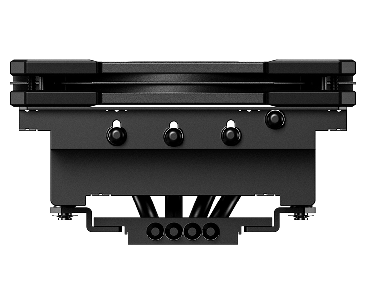 ID-COOLING IS-65-XT BLACK LGA1700/1200/115X/AM5/AM4 низкопрофильный высота 65mm (18шт/кор, TDP 125W, PWM, 4 тепл.трубок + медная база, FAN 120mm, черный) BOX