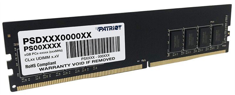 Patriot SL DDR4 DIMM 4GB 2400MHz CL17 1*4GB 17-17-17-39 1.2V