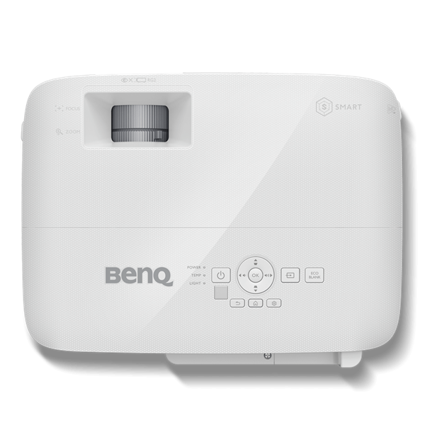 BenQ Projector EW600 DLP, 1280x800 WXGA, 3600 AL SMART, 1.1X, TR 1.55~1.7, HDMIx1, VGA, USBx2, wireless projection, 5G WiFi/BT, (USB dongle WDR02U inc) Android, 16GB/2GB, White