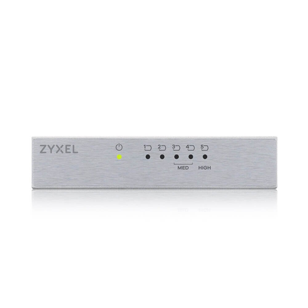 Коммутатор Zyxel GS-105B v3, 5 портов 1000 Мбит/с, настольный, металлический корпус