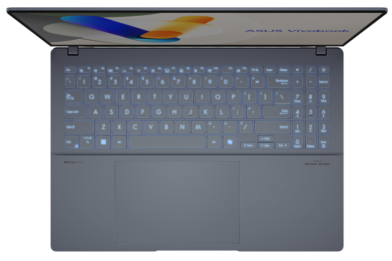 ASUS Vivobook S 16 OLED S5606MA-MX036W Core Ultra 7 155H/LPDDR5X 16GB/1TB M.2 SSD/16.0" 3.2K (3200 x 2000) OLED 120Hz/WIN11 HOME/ Blue/1,5Kg/RU_EN_Keyboard