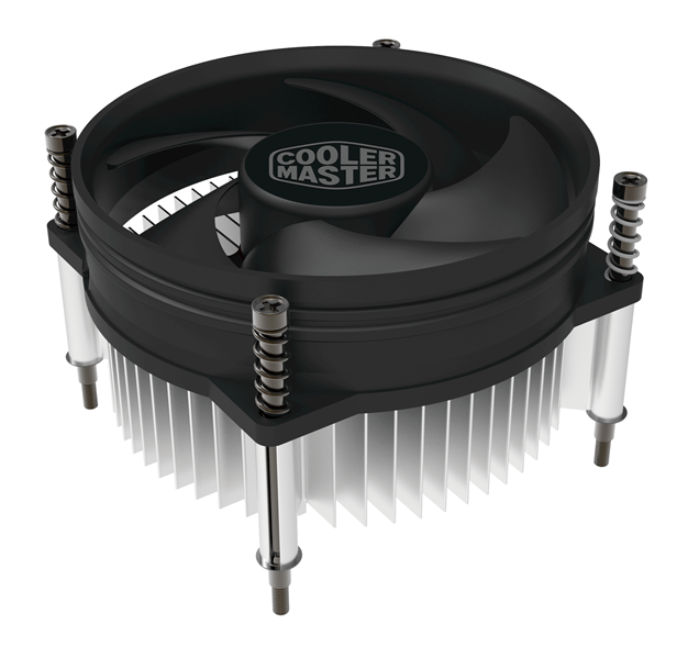 Cooler Master I30P, Intel 115*, 65W, Al, 3pin, PushPin