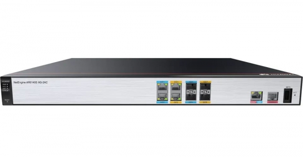 Huawei AR6140E-9G-2AC AC host, 5*GE RJ45, 4*GE SFP, 1*USB 3.0, 4*SIC