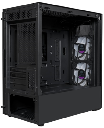Cooler Master MasterCase TD300 Mesh, USB3.0x2, 2x120ARGBFans, Black, mATX, w/o PSU