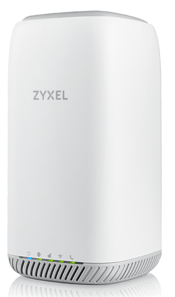 LTE Cat.18 Wi-Fi маршрутизатор Zyxel LTE5398-M904 (вставляется сим-карта), 1xLAN/WAN GE, 1x LAN GE, 802.11ac (2,4 и 5 ГГц) до 300+1733 Мбит/с, 1xUSB2.0, 1xFXS, 2 разъема SMA-F (для внешних LTE антенн)