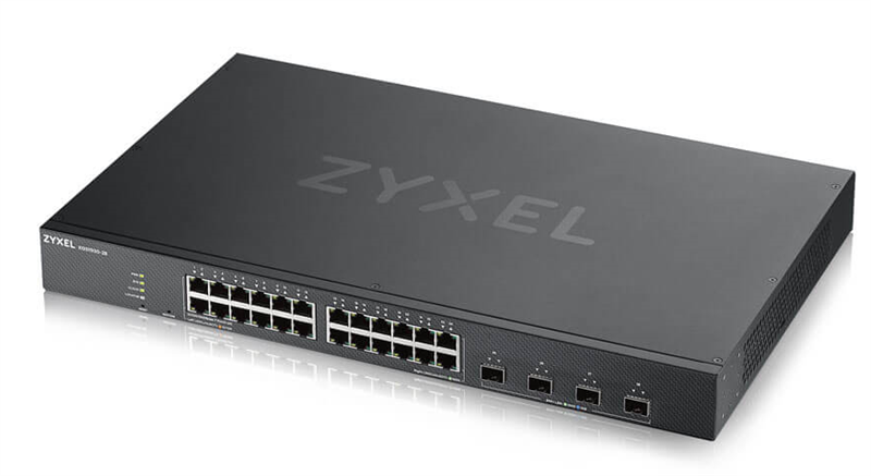 Smart L3 Lite коммутатор Zyxel NebulaFlex XGS1930-28, rack 19", 24xGE, 4xSFP+, бесшумный (без вентилятора)