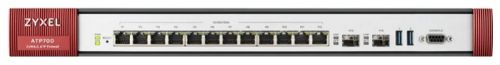 Межсетевой экран Zyxel USG FLEX 700 с подписками на 1 год (AS,AV,CF,IDP, SecuReporter), Rack, 12 конфигурируемых (LAN/WAN) портов GE, 2xSFP, 2xUSB3.0, AP Controller (8/520), Device HA Pro, NebulaFlex