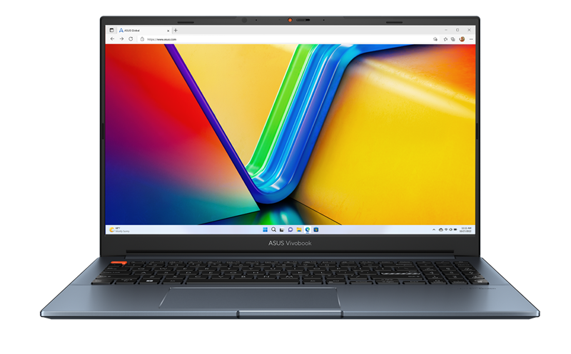 ASUS Vivobook Pro 15 OLED K6502VJ-MA143 Intel Core™ i5-13500H/DDR5 16GB/512GB M.2 SSD/15.6" 3К (2880 x 1620)OLED Touch 120Hz)/RTX3050(4GB GDDR6)/No OS/TQuiet Blue/1,8Kg/RU_EN_Keyboard