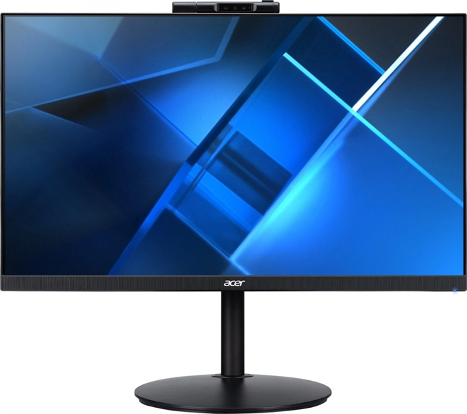 27" ACER (Ent.) CB272Dbmiprcx, IPS, 1920x1080, 75Hz, 178°/178°, 1ms, 250nits, VGA + HDMI + DP + Webcam + Audio In/Out+ Колонки 2Wx2, FreeSync, HAdj 120mm, Black
