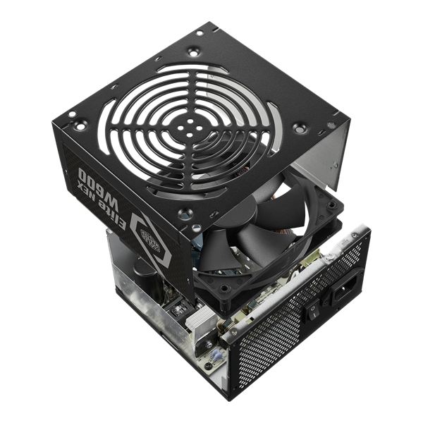 Cooler Master Elite NEX W600, 600W, ATX, 120mm, 5xSATA, 2xPCI-E(6+2), 3xMolex, APFC, Bulk w/EU cord