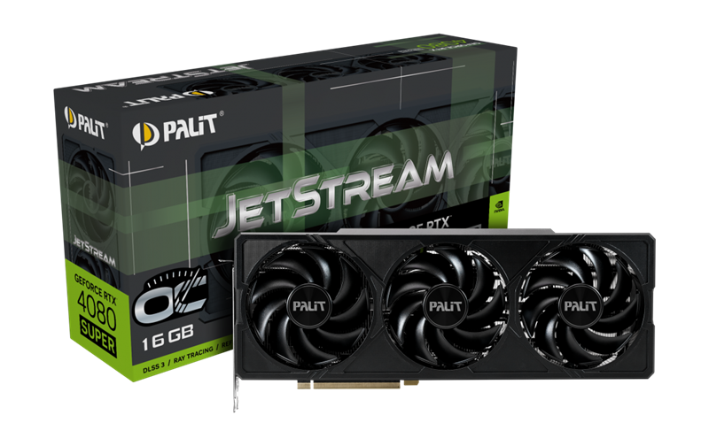 PALIT NED408SS19T2-1032J RTX4080 SUPER JETSTREAM OC 16GB GDDR6X 256bit 3-DP HDMI