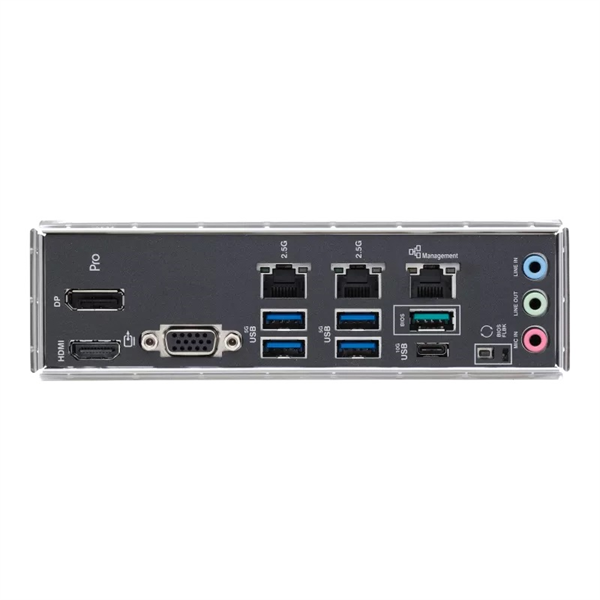 ASUS PRO WS W680M-ACE SE, Intel®LGA1700, 4*DDR5, 8*SATA, 2*M.2, 5*USB 3.2, Type-C, 1*PCIx16, 2*PCIx1, DP+HDMI+VGA, mATX