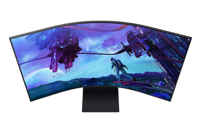 Samsung 55" Odyssey Ark S55CG97WNI VA curved 3840x2160 1ms 600cd MegaDCR 178/178 HDMI*3 DP USB-hub FreeSync 165Hz MM Dolby Atmos HDR10+ SmartTV Tizen WiFi5 LAN AMD FreeSync HAS Pivot Swivel VESA Black
