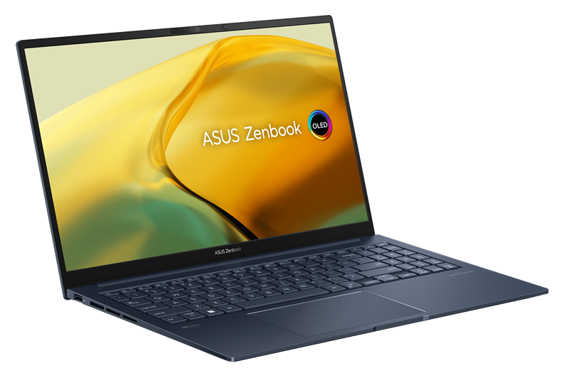 ASUS Zenbook 15 OLED UM3504DA-MA432 AMD Ryzen 5 7535U/LPDDR5 16GB/512Gb M.2 SSD /15.6" 3К (2880 x 1620) OLED 120Hz/No OS/Ponder Blue/2,1Kg/RU_EN_Keyboard