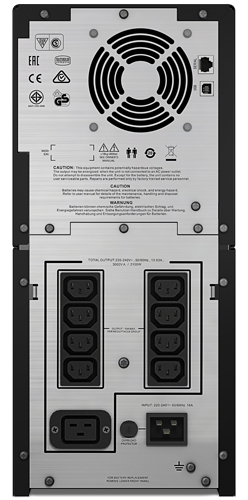 APC Smart-UPS C 3000VA/2100W, 230V, Line-Interactive, LCD, Out: 8xC13 1xC19, 1 year warranty