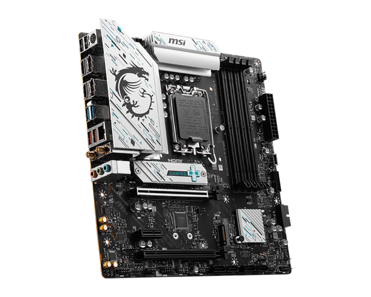 MSI B760M GAMING PLUS WIFI,B760,LGA1700,4DDR5,2PCI-Ex16,1PCI-Ex1,2M.2,4SATA3,2USB3.2 Gen2,7US