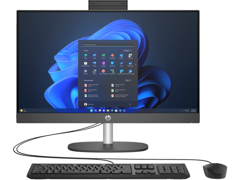 HP ProOne 240 G10 All-in-One NT IPS 23,8"(1920x1080)Core i5-1335,8GB,512GB,usb kbd,mouse,U IrisX,5MP,Iron Gray,Win11ProMultilang,1Wty