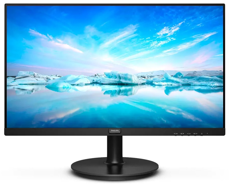27" Philips 271V8LA 1920x1080, WLED, 16:9, VA 250cd, 3000:1, MID, 4ms, 178/178, D-Sub, HDMI, 75Hz, Speakers, Tilt, Внутр, VESA, Black, 3y