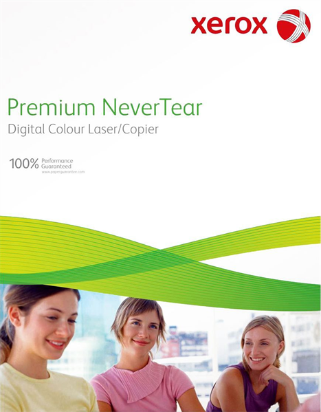 Наклейки белые матовые Premium Never Tear XEROX A4, 50 листов (синтетические)