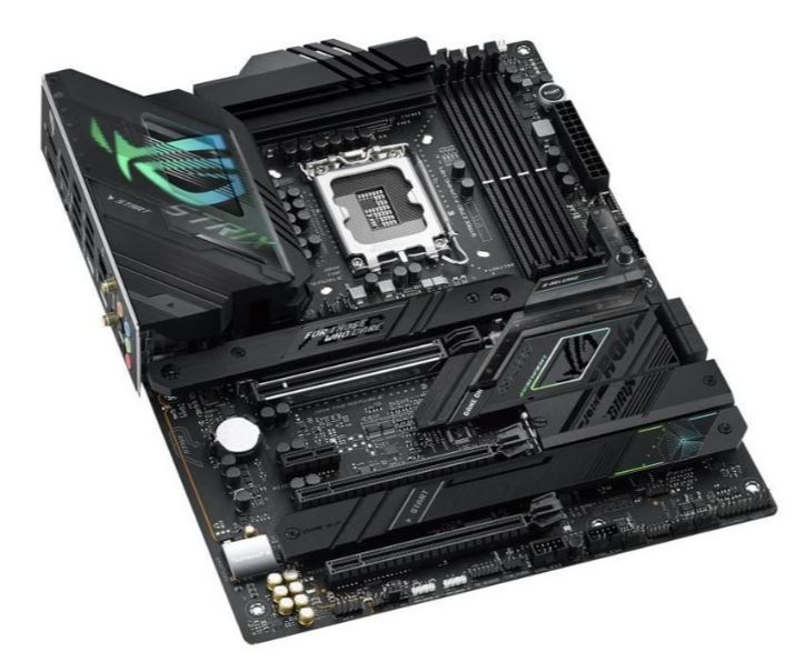 ASUS ROG STRIX Z790-F GAMING WIFI, LGA1700, Z790, 4*DDR5, 4*SATA, 4*M.2, 6*USB 3.2, 4*USB 2.0, Type-C, 3*PCIx16, 1*PCIx1, DP+HDMI, ATX; 90MB1CP0-M0EAY0