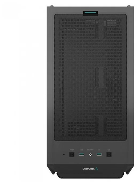 Deepcool CG540 без БП, боковое окно (закаленное стекло), 3xARGB LED 120мм вентилятора спереди и 1x140мм вентилятор сзади, черный, ATX