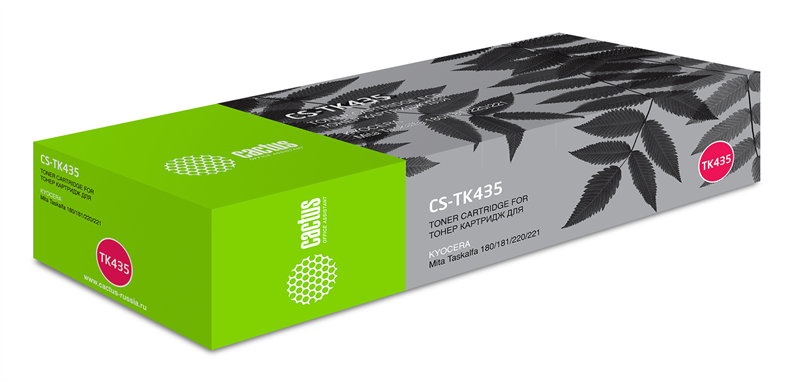 Cactus CS-TK435 TK-435 черный (15000стр.) для Kyocera Mita TASKalfa 180/181/220/221