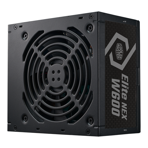 Cooler Master Elite NEX W600, 600W, ATX, 120mm, 5xSATA, 2xPCI-E(6+2), 3xMolex, APFC, Bulk w/EU cord