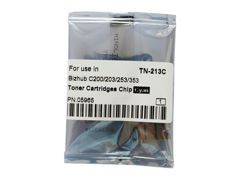 Чип картриджа для KONICA MINOLTA Bizhub C200/C200E/C203/C253/C353 (CET) Cyan, (WW), 20000 стр., (унив.), CET5965