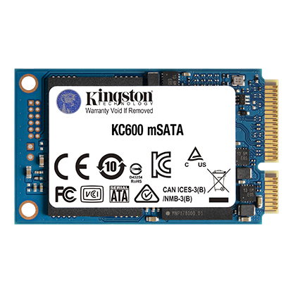 Kingston SSD 256GB SKC600MS mSATA R550/W500MB/s 3D TLC MTBF 2M 150TBW Retail 1 year